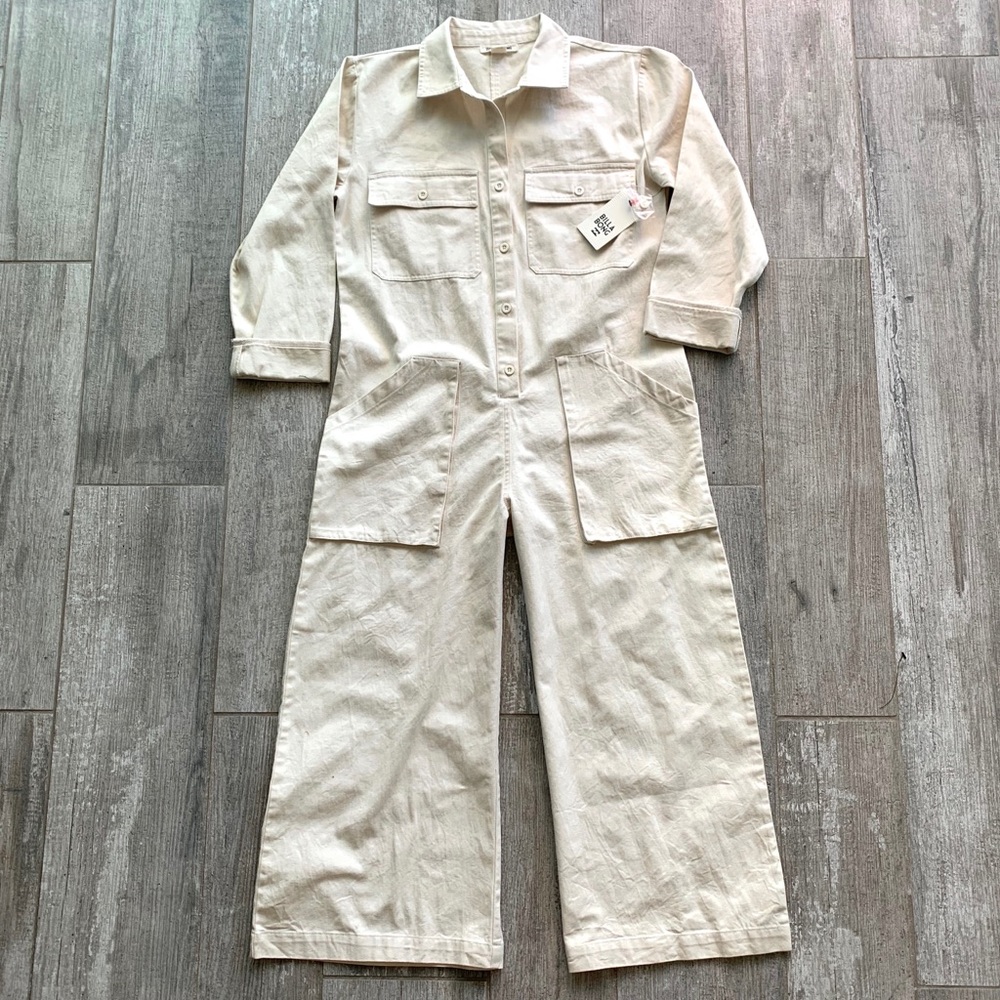 ๐ฅ๐ฅBILLABONG - (TAN) WORK AT IT JUMPSUIT๐ฅ๐ฅ - Picture 8 of 9